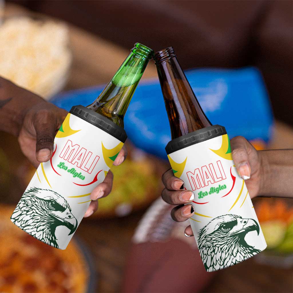 Mali Les Aigles Football 4 in 1 Can Cooler Tumbler Eagles Sporty Style