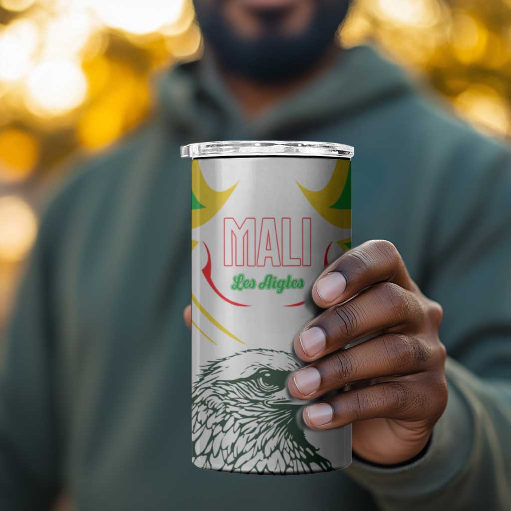 Mali Les Aigles Football 4 in 1 Can Cooler Tumbler Eagles Sporty Style