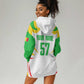 Mali Les Aigles Football Hoodie Dress Eagles Sporty Style