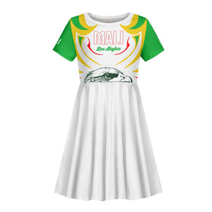 Mali Les Aigles Football Kid Short Sleeve Dress Eagles Sporty Style