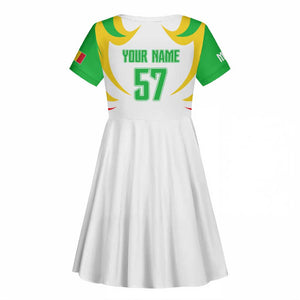 Mali Les Aigles Football Kid Short Sleeve Dress Eagles Sporty Style