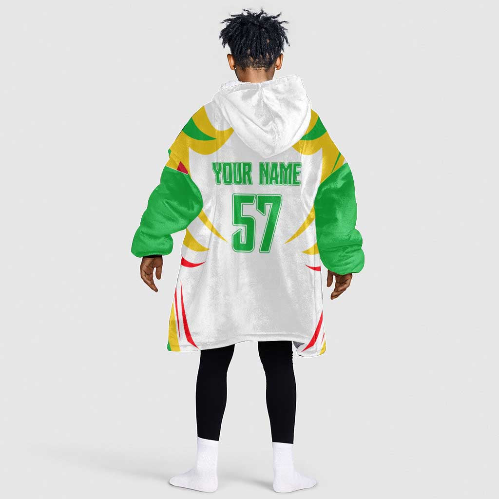 Mali Les Aigles Football Kid Wearable Blanket Hoodie Eagles Sporty Style