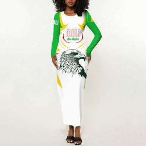 Mali Les Aigles Football Long Sleeve Bodycon Dress Eagles Sporty Style TS04