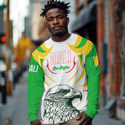 Mali Les Aigles Football Long Sleeve Shirt Eagles Sporty Style