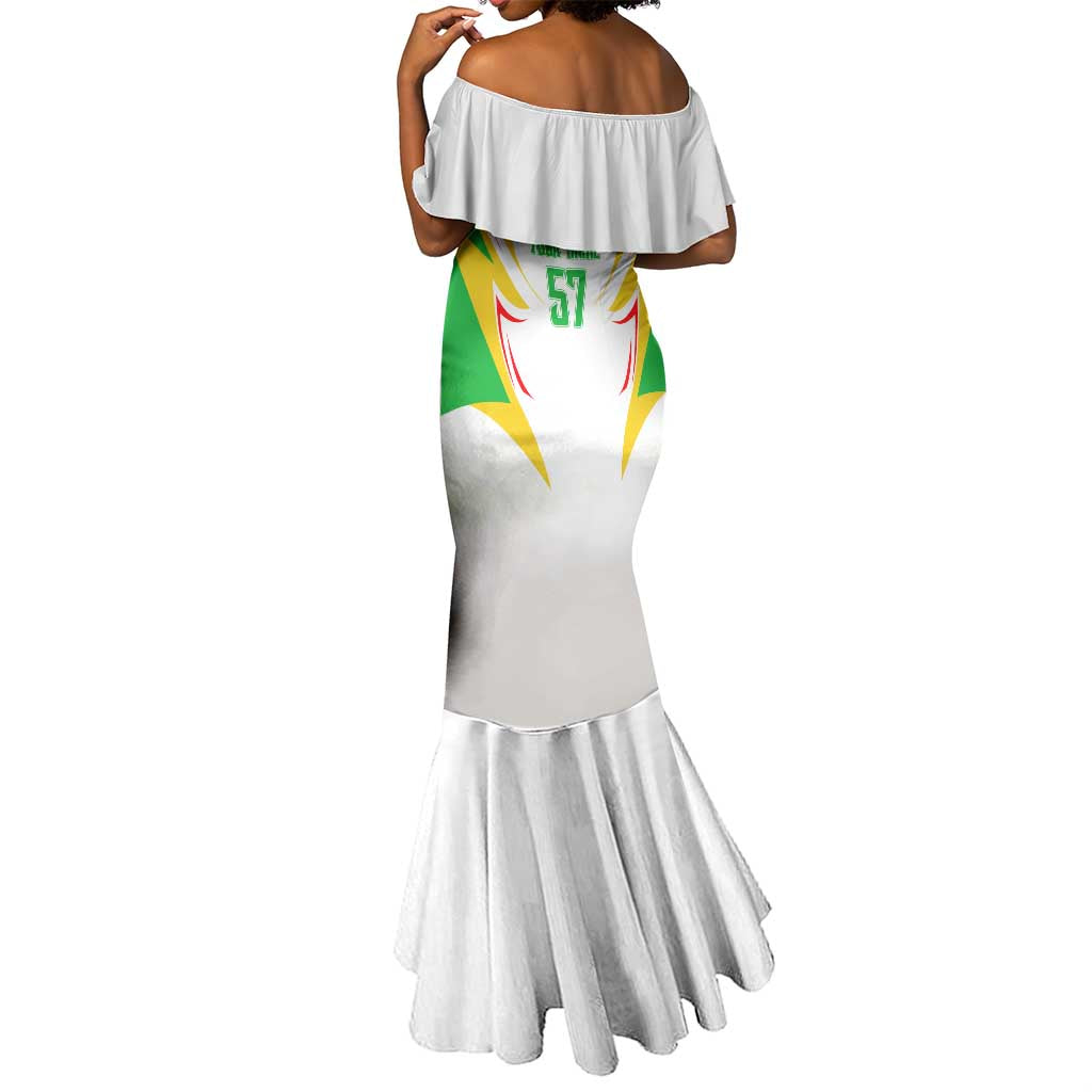 Mali Les Aigles Football Mermaid Dress Eagles Sporty Style
