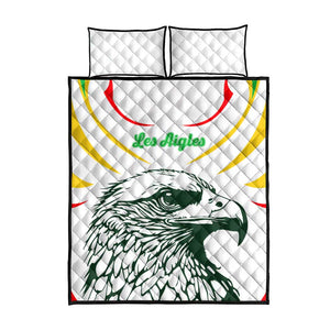 Mali Les Aigles Football Quilt Bed Set Eagles Sporty Style