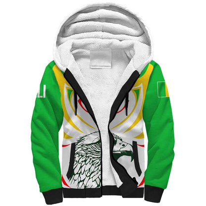 Mali Les Aigles Football Sherpa Hoodie Eagles Sporty Style
