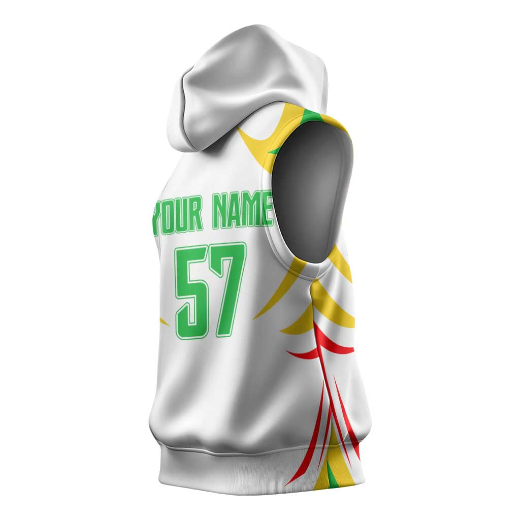 Mali Les Aigles Football Sleeveless Hoodie Eagles Sporty Style - African Pride