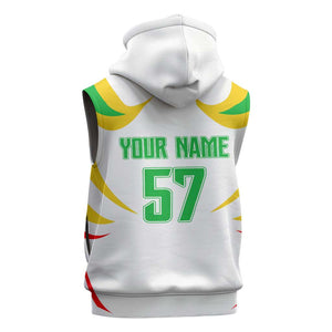 Mali Les Aigles Football Sleeveless Zip Hoodie Eagles Sporty Style - African Pride