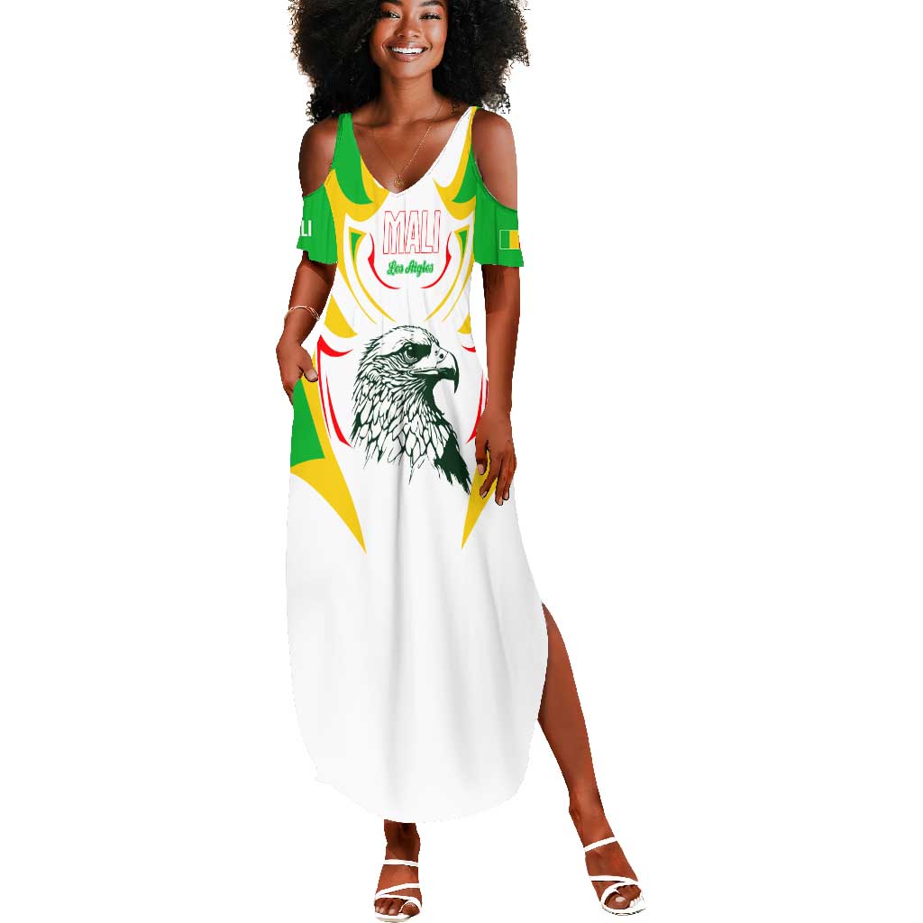 Mali Les Aigles Football Summer Maxi Dress Eagles Sporty Style