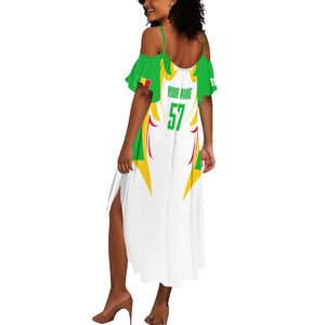 Mali Les Aigles Football Summer Maxi Dress Eagles Sporty Style