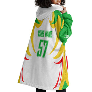 Mali Les Aigles Football Wearable Blanket Hoodie Eagles Sporty Style