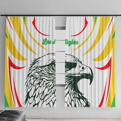 Mali Les Aigles Football Window Curtain Eagles Sporty Style
