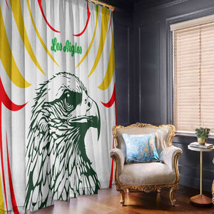 Mali Les Aigles Football Window Curtain Eagles Sporty Style