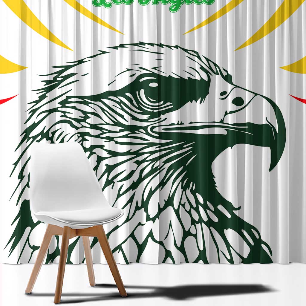 Mali Les Aigles Football Window Curtain Eagles Sporty Style