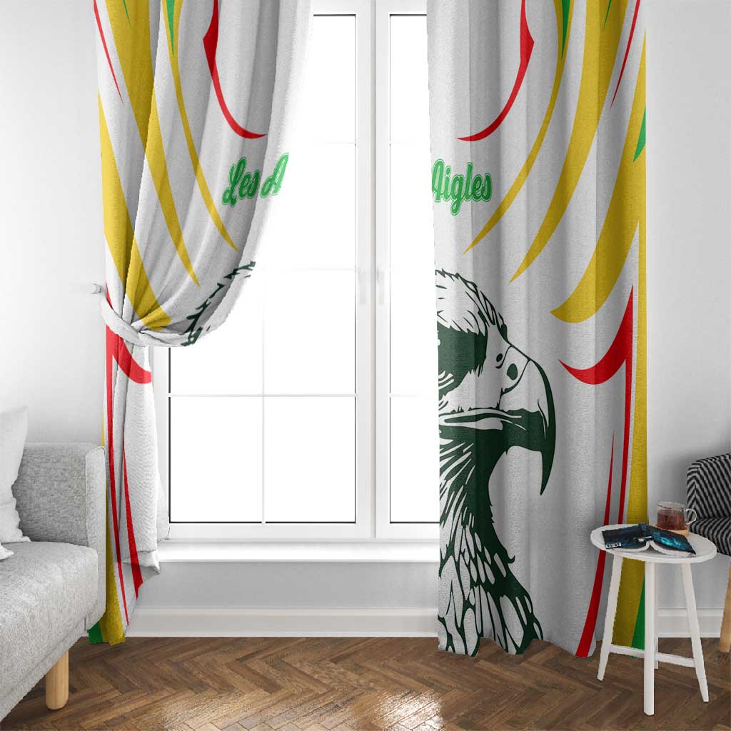 Mali Les Aigles Football Window Curtain Eagles Sporty Style