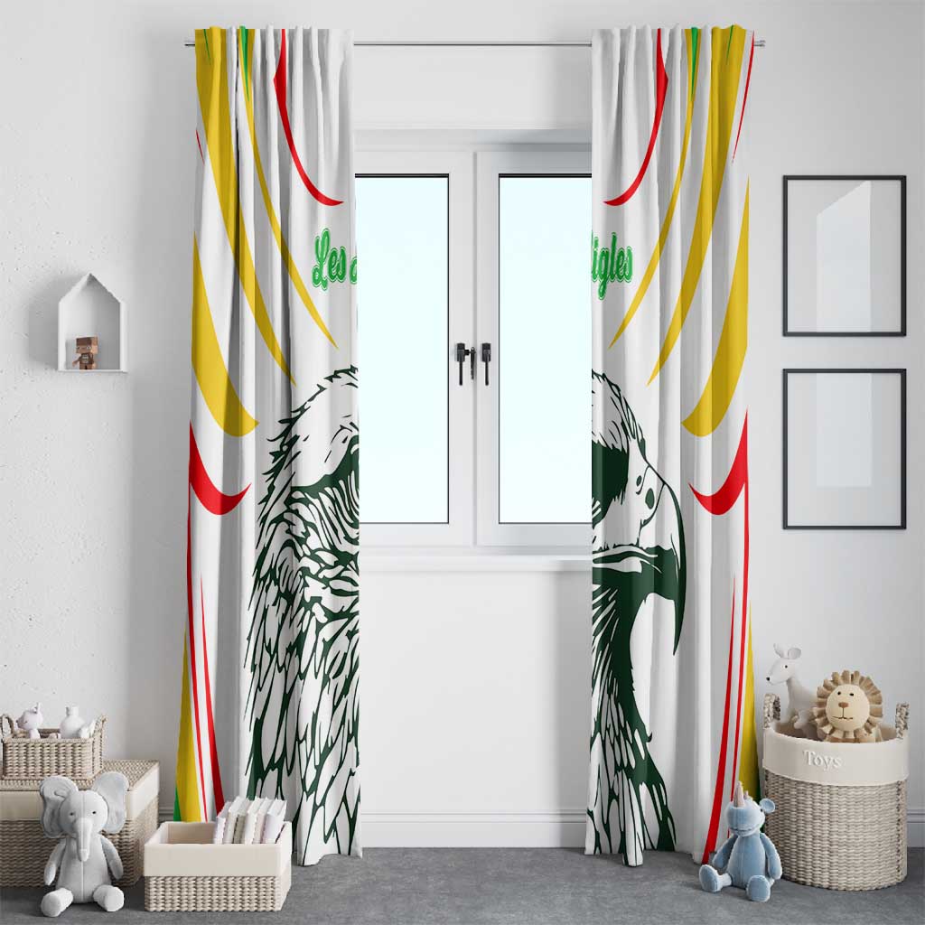 Mali Les Aigles Football Window Curtain Eagles Sporty Style
