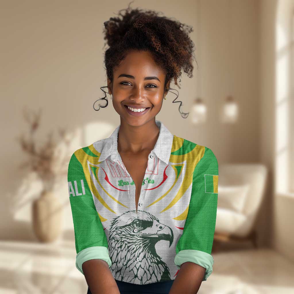 Mali Les Aigles Football Women Casual Shirt Eagles Sporty Style