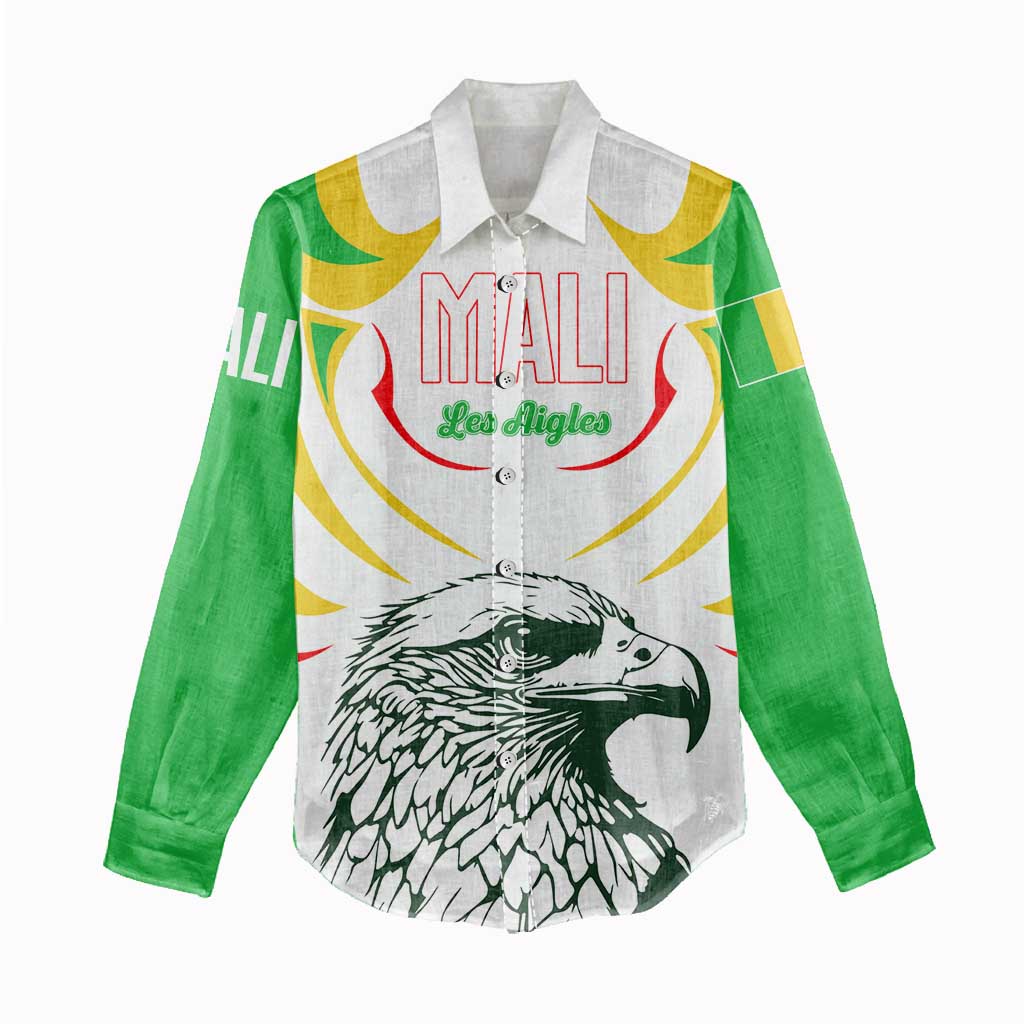 Mali Les Aigles Football Women Casual Shirt Eagles Sporty Style