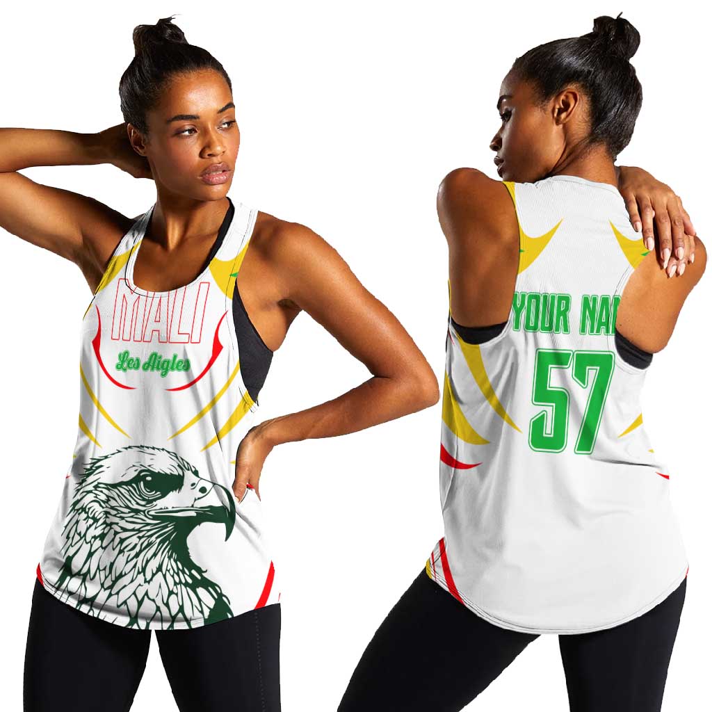 Mali Les Aigles Football Women Racerback Tank Eagles Sporty Style
