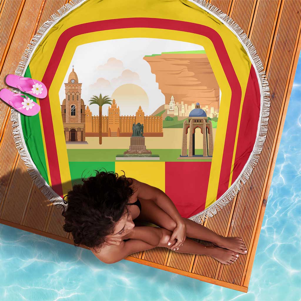 I Love Mali Beach Blanket Famous Tourist Destinations