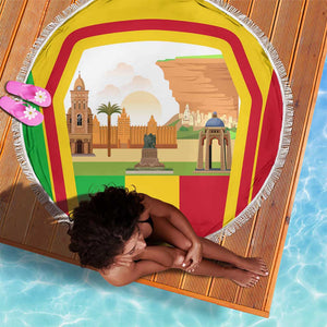 I Love Mali Beach Blanket Famous Tourist Destinations