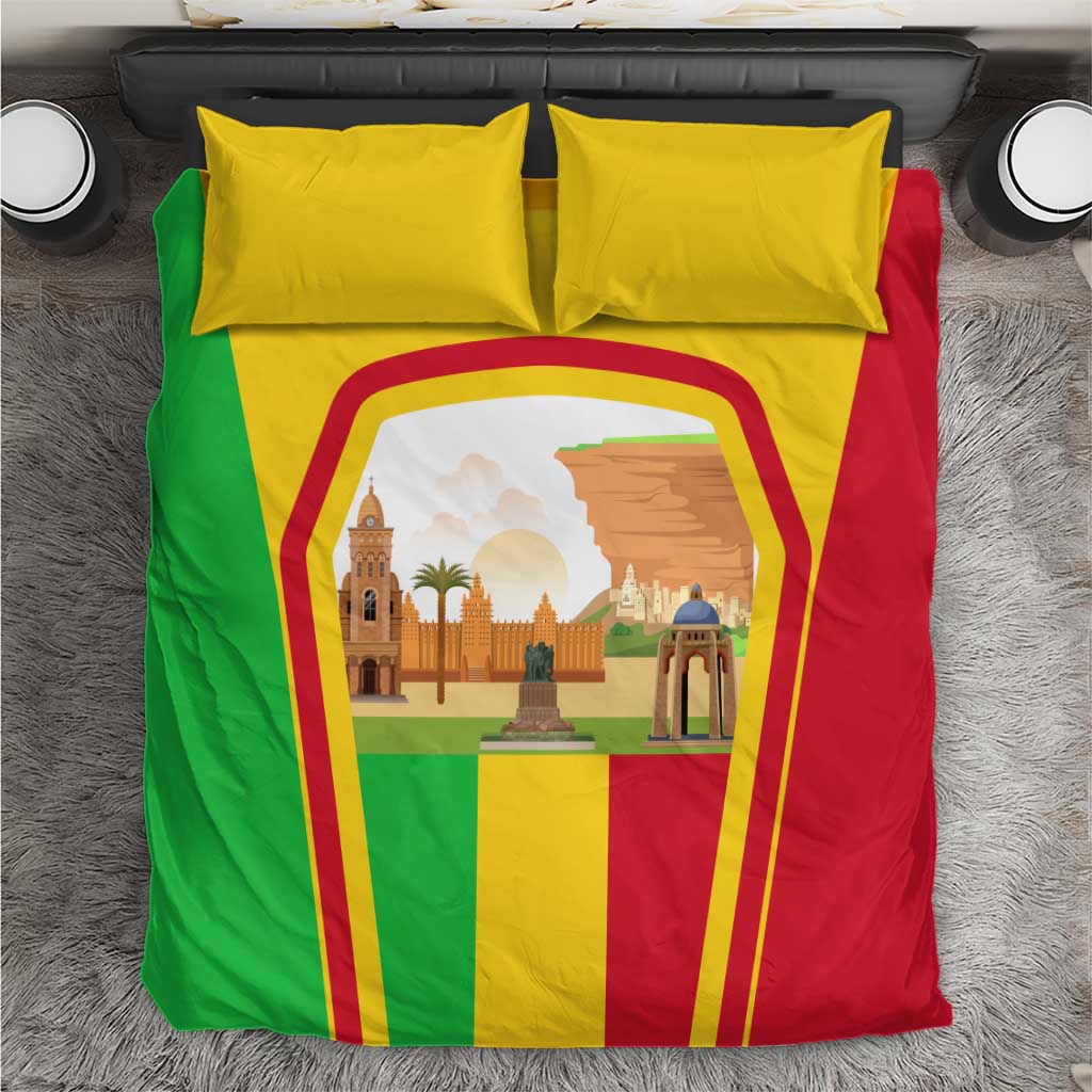 I Love Mali Bedding Set Famous Tourist Destinations