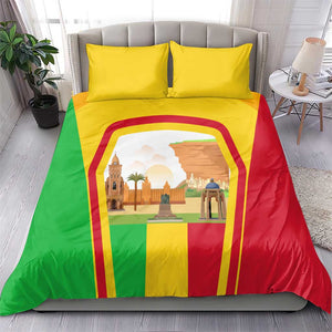 I Love Mali Bedding Set Famous Tourist Destinations