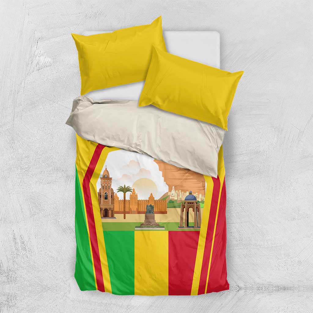 I Love Mali Bedding Set Famous Tourist Destinations