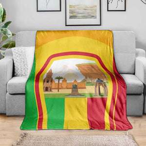 I Love Mali Blanket Famous Tourist Destinations
