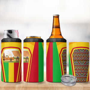 I Love Mali 4 in 1 Can Cooler Tumbler Famous Tourist Destinations
