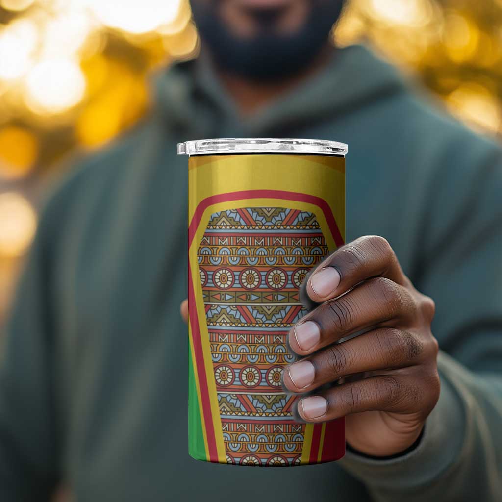 I Love Mali 4 in 1 Can Cooler Tumbler Famous Tourist Destinations