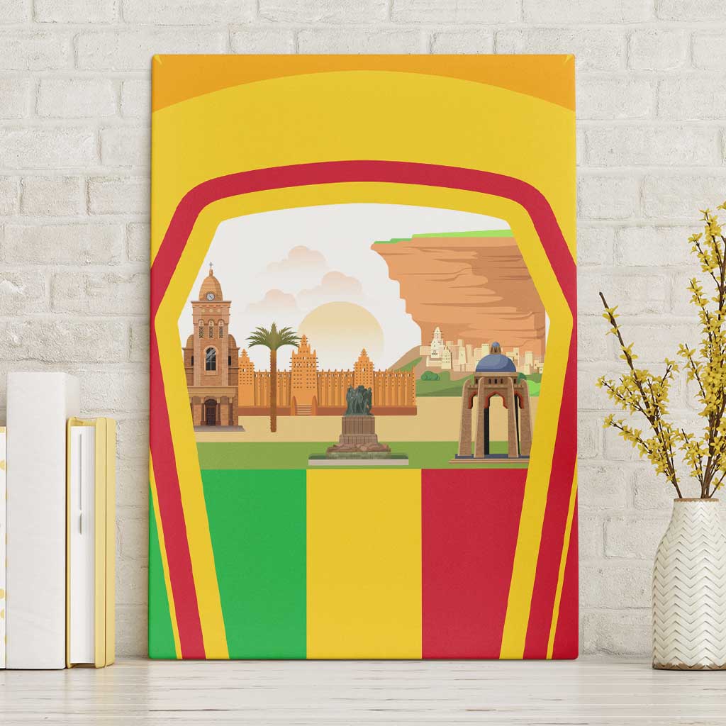 I Love Mali Canvas Wall Art Famous Tourist Destinations