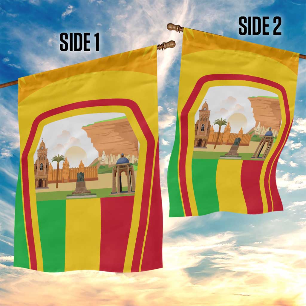 I Love Mali Garden Flag Famous Tourist Destinations