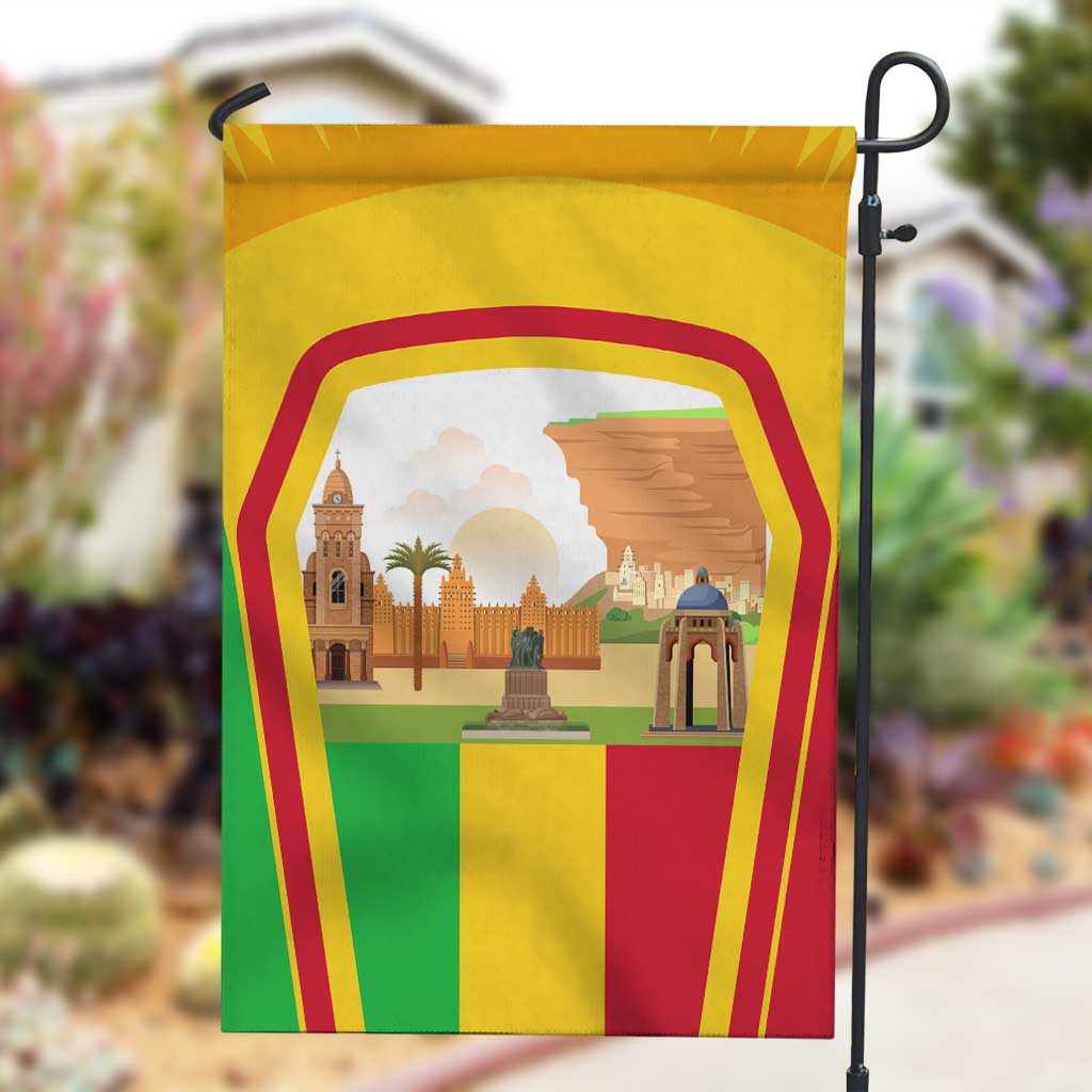I Love Mali Garden Flag Famous Tourist Destinations