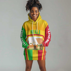 I Love Mali Hoodie Dress Famous Tourist Destinations