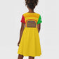 I Love Mali Kid Short Sleeve Dress Famous Tourist Destinations
