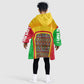I Love Mali Kid Wearable Blanket Hoodie Famous Tourist Destinations