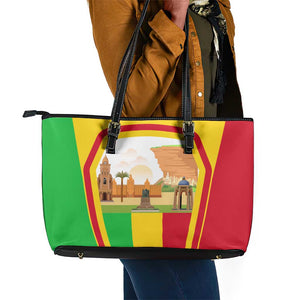 I Love Mali Leather Tote Bag Famous Tourist Destinations