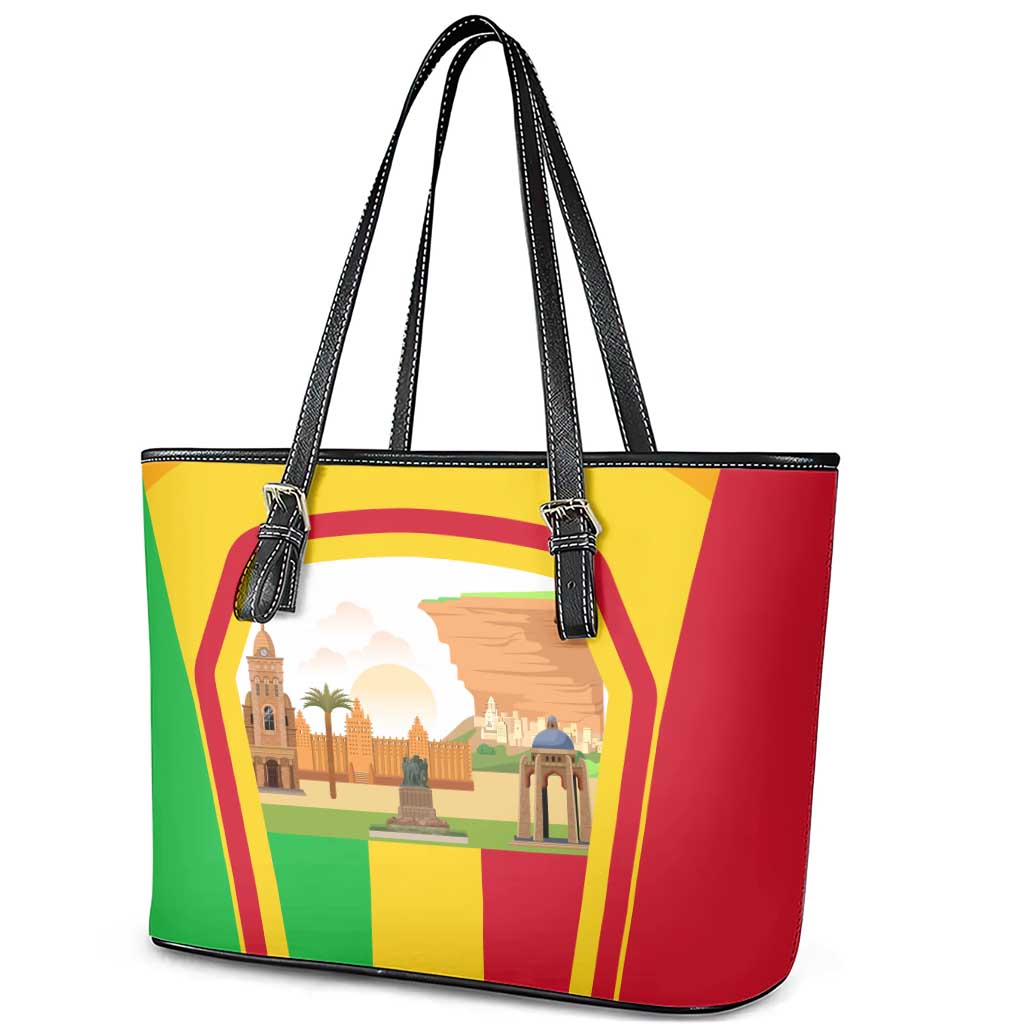 I Love Mali Leather Tote Bag Famous Tourist Destinations