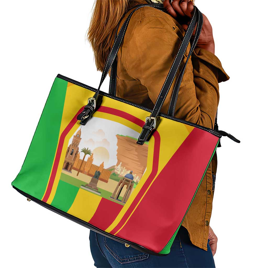 I Love Mali Leather Tote Bag Famous Tourist Destinations