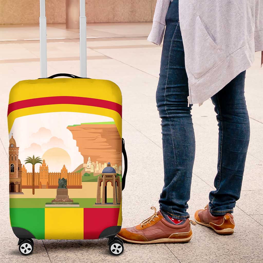 I Love Mali Luggage Cover Famous Tourist Destinations