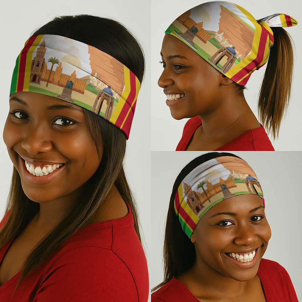 I Love Mali Neck Gaiter Famous Tourist Destinations - African Pride