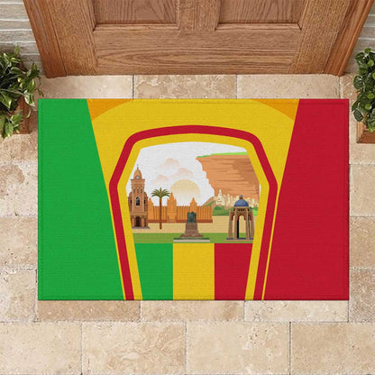 I Love Mali Rubber Doormat Famous Tourist Destinations