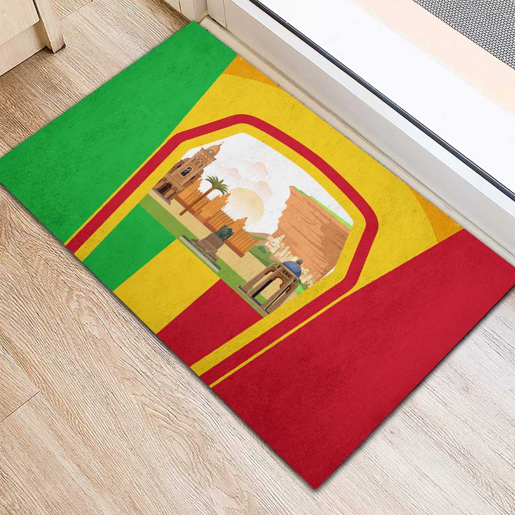 I Love Mali Rubber Doormat Famous Tourist Destinations