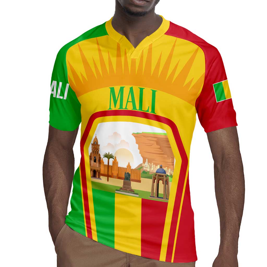 I Love Mali Rugby Jersey Famous Tourist Destinations