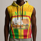 I Love Mali Sleeveless Zip Hoodie Famous Tourist Destinations - African Pride