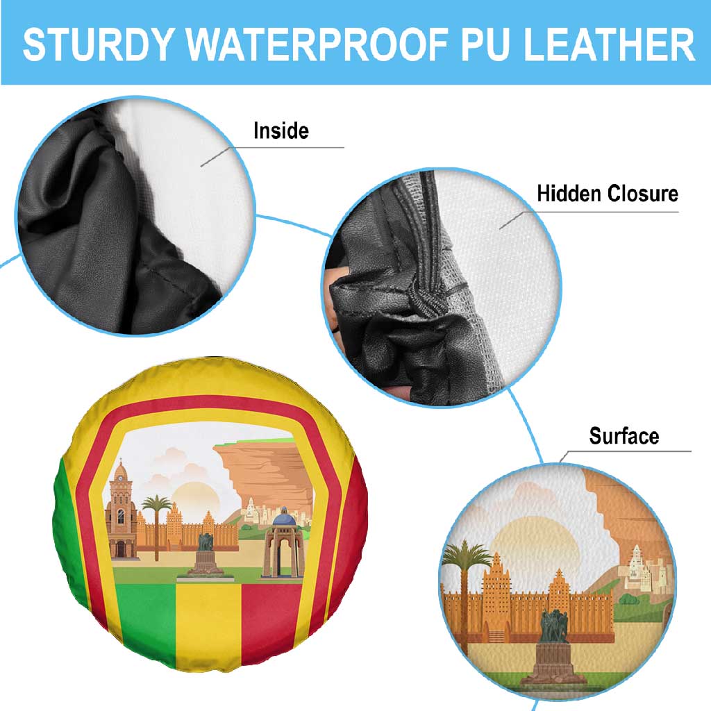 I Love Mali Spare Tire Cover Famous Tourist Destinations