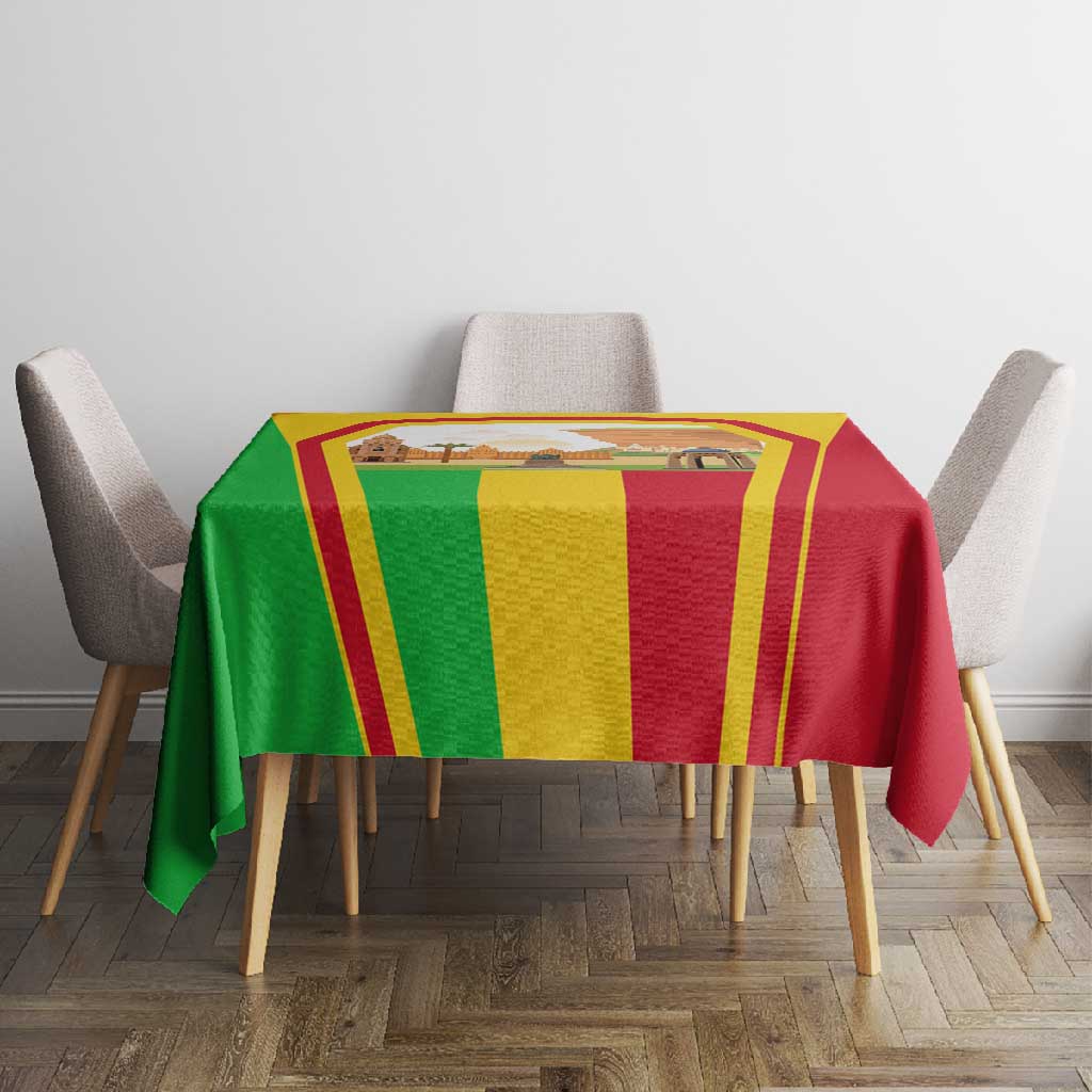 I Love Mali Tablecloth Famous Tourist Destinations