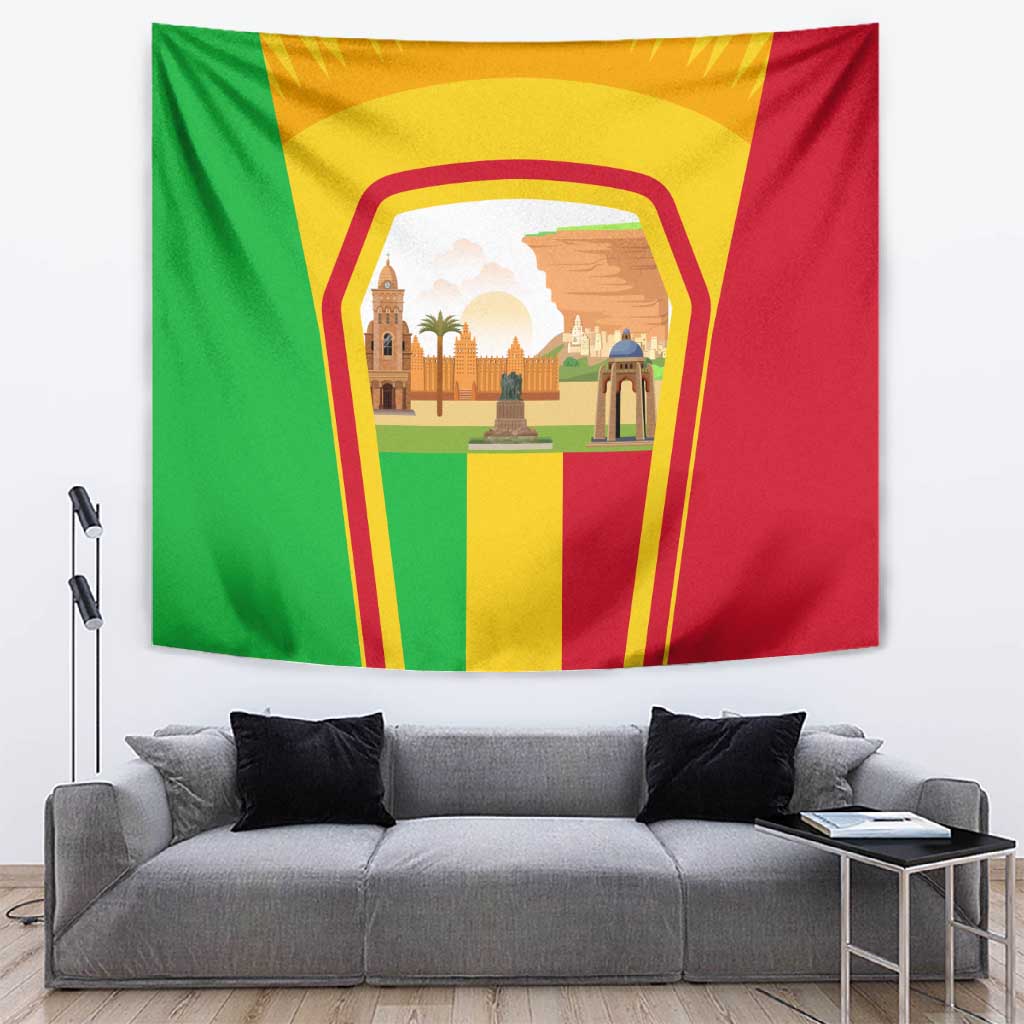 I Love Mali Tapestry Famous Tourist Destinations